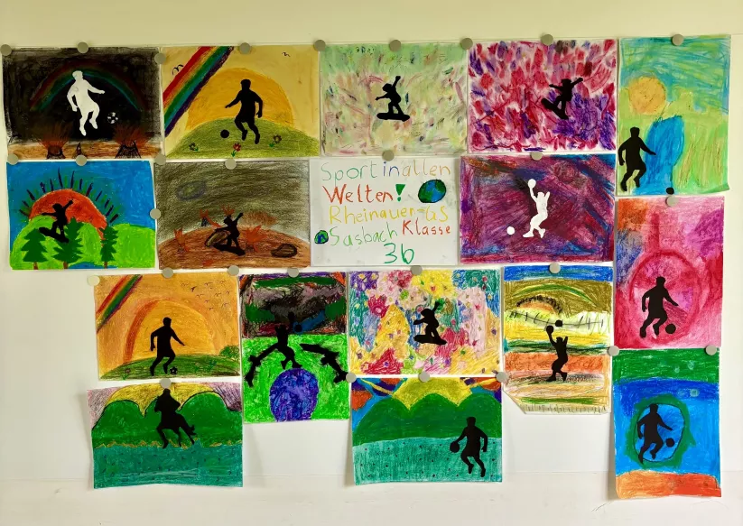 „Sport in allen Welten - von der Galaxie zum zum Wald vor der Haustüre“ 🪐🌳 Klasse 3b 
